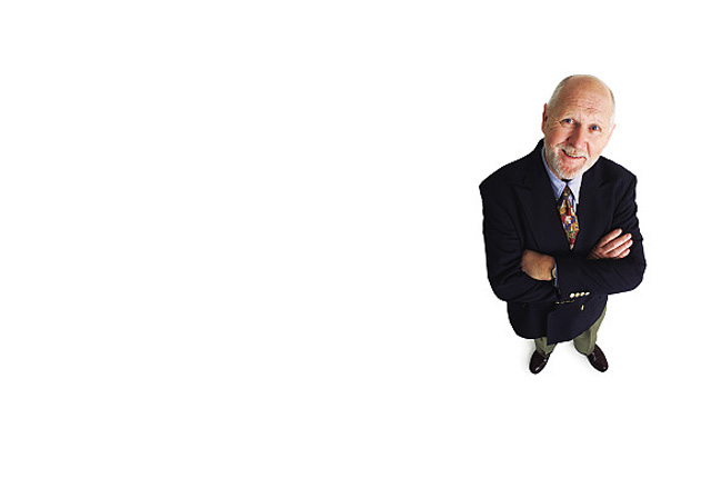 Business man with folded arms