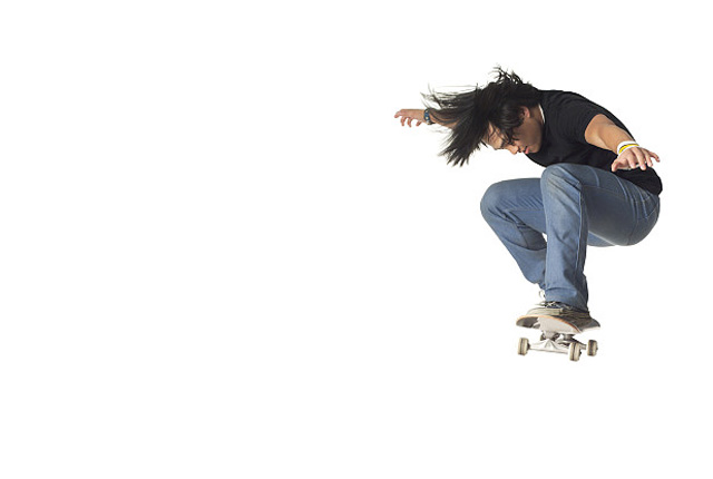 Skateboard man