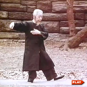 Cheng Man Ching doing Yang Tai Chi Form in Riverside Park, NYC