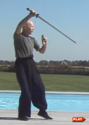 Ken Van Sickle doing the Tai Chi Sword Form