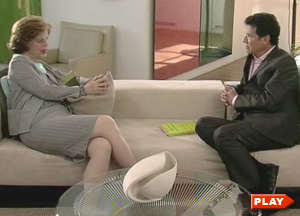 Dr. Marianne Legatto talks with Oz Garcia